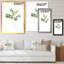 «Eucalyptus Leaves on White II», reproduction sur toile-67236217-67236237