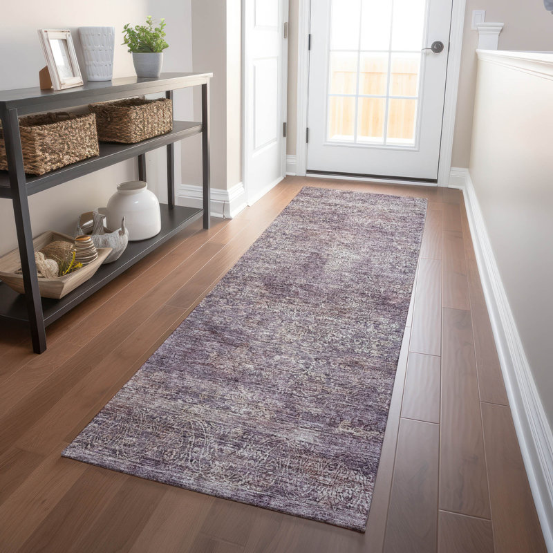 Tapis intérieur / extérieur lavable à la machine Cicel ACN1172, Tapis de couloir 2 pi 3 po x 7 pi 6 po
