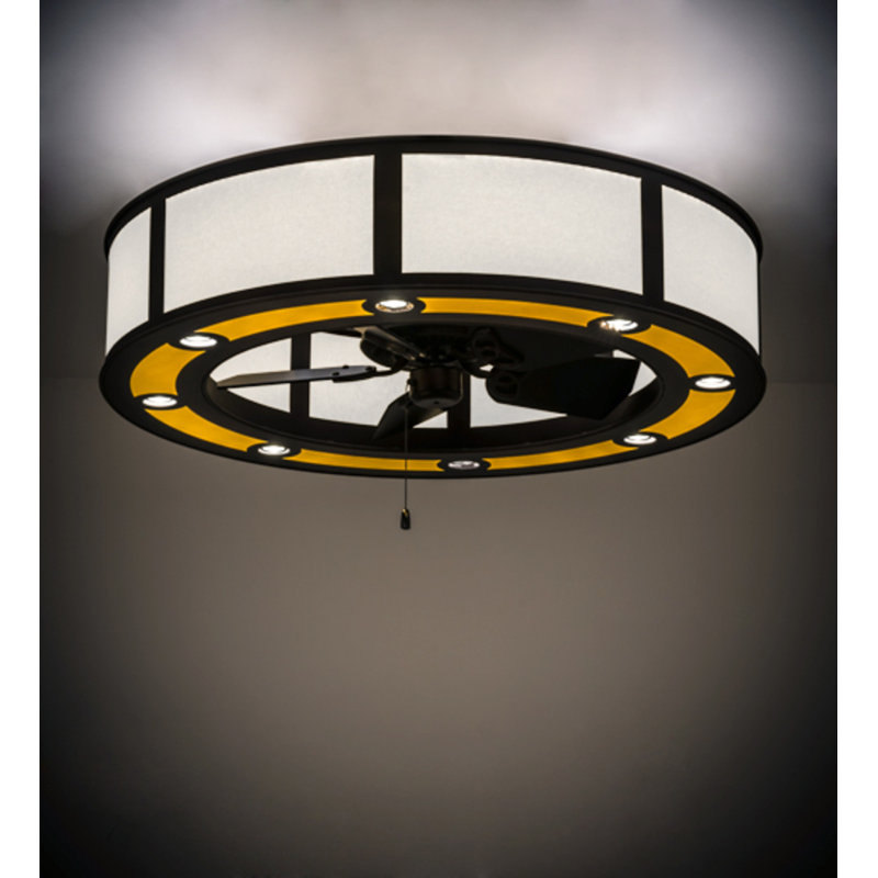 Daneisha 30'' Ceiling Fan with LED Lights