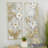 Metal Floral Home Wall Decor with Gold Frame