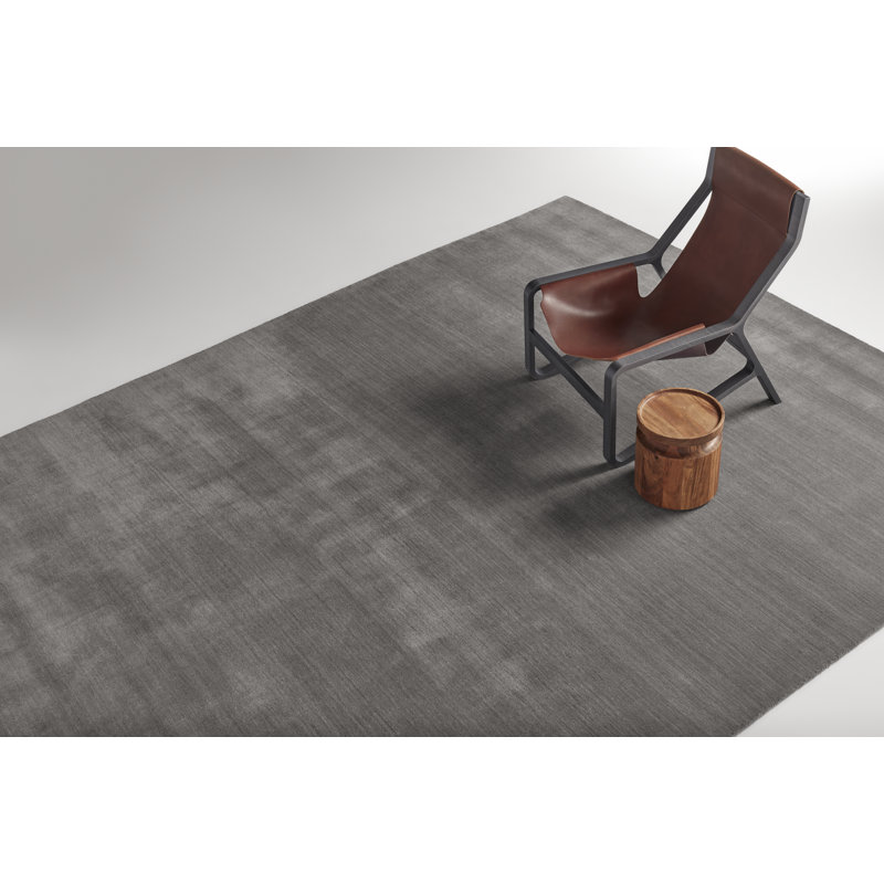 Filtered Out Wool Area Rug, Rectangle 9' x 12', Gray
