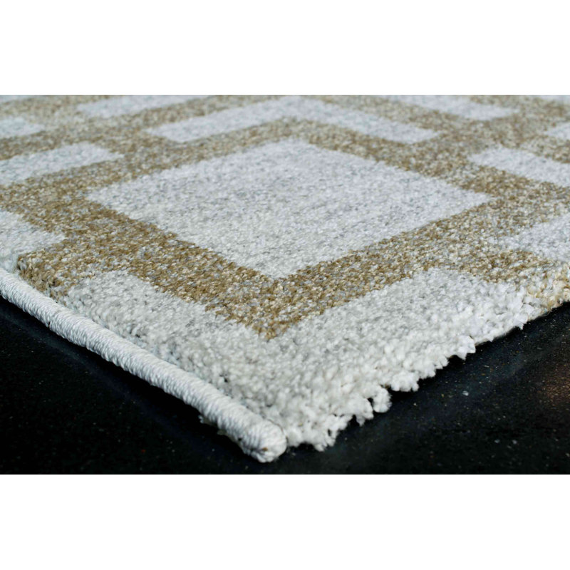 Dametrice Geometric Area Rug, Rectangle 133 x 195cm