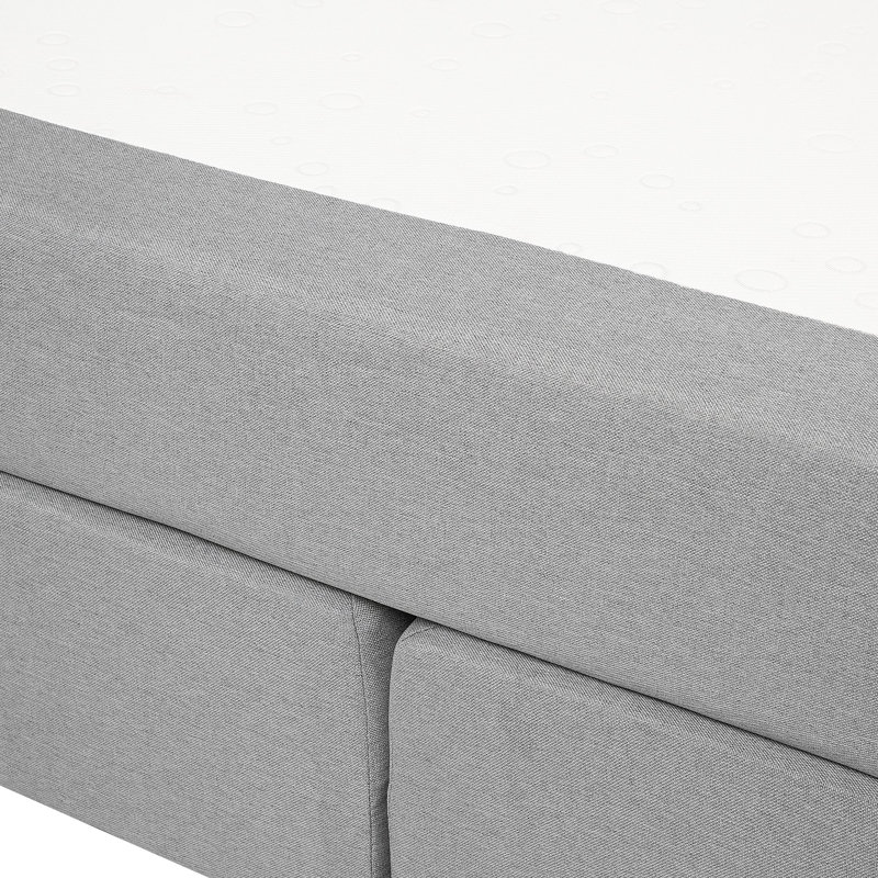 Peddie Upholstered Bed with Mattress, Kingsize (5')