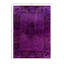 Tapis unique fait à la main Fine Vibrance - mauve, 10 pi 2 po x 14 pi 0 po