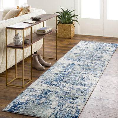 Burnstad Machine Woven Abstract Area Rug