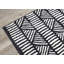 Tapis tribal blanc Shelldrake 4 pi 7 po x 6 pi 7 po