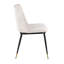 Chaise d'appoint en velours beige