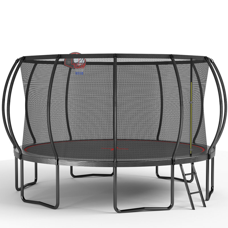 Trampoline citrouille
