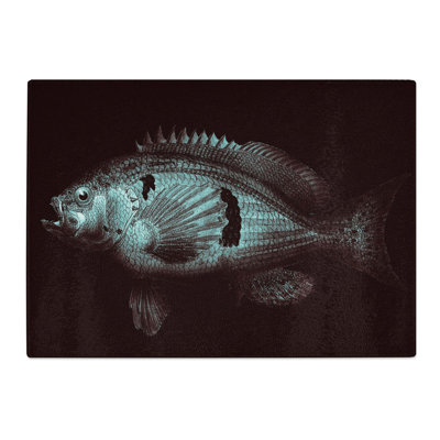 Tempered Glass a Fish Chopping Board