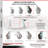 4 Piece Polyurethane Caster Set