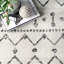 Connie Trellis Area Rug for Living Room Bedroom Dining Room Kitchen, Grey/Cream-552872745