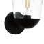 Mars Black 26cm H Outdoor Flush Mount