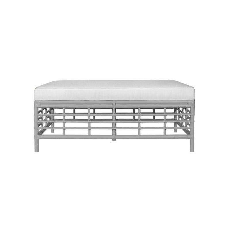 Luna Ottoman, Light Gray