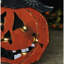 Décoration d'Halloween citrouille debout en bois-346905210