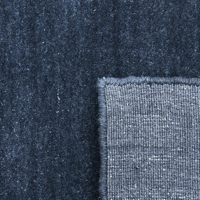 Solo Area Rug in Navy, Rectangle 5' x 8'