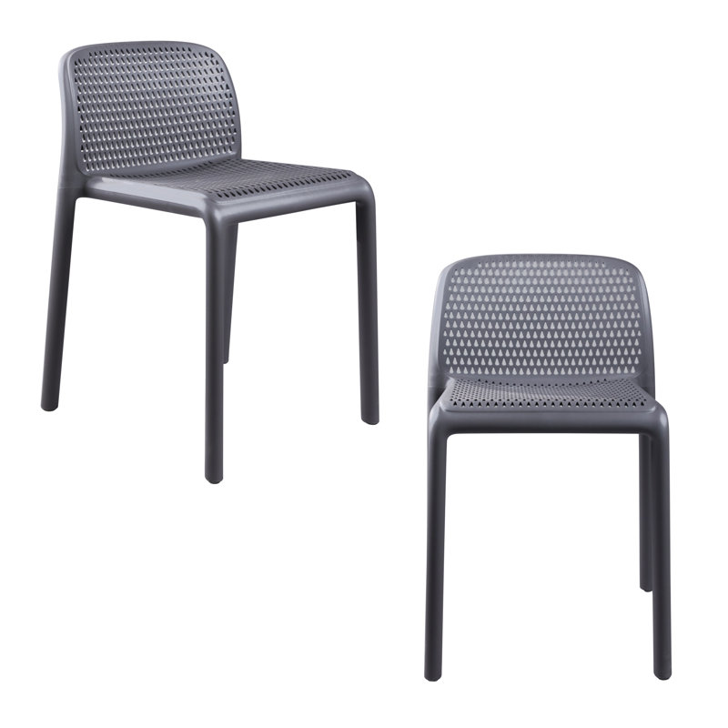 Birydiana Borel Dining Chair, Dark Gray, 2