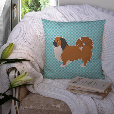 Coussin décoratif intérieur/extérieur carré pékinois