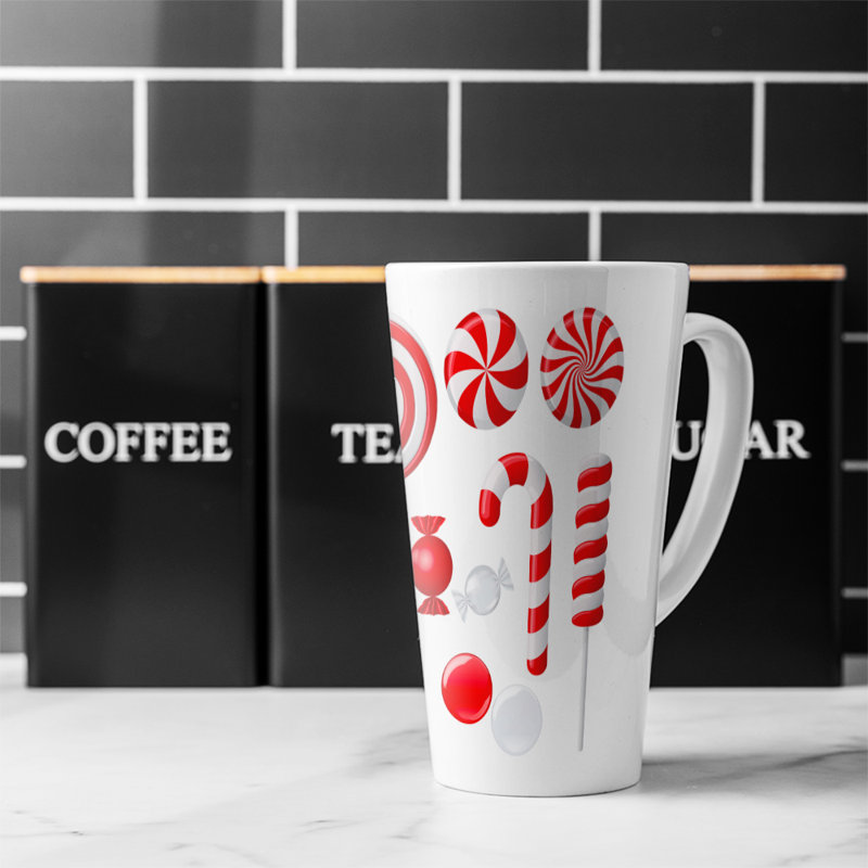 Different White Candies Dining Latte Mug