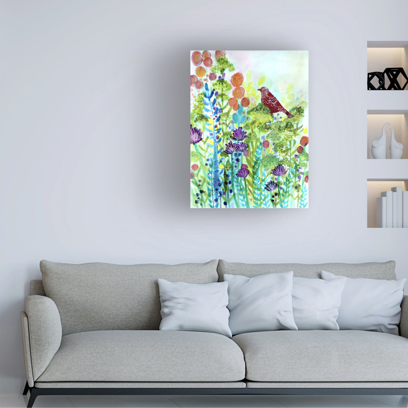 Art sur toile Sylvie Demers «Tous Les Courages», H 19 po x l 14 po