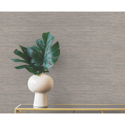Robblee Faux Grasscloth Wallpaper