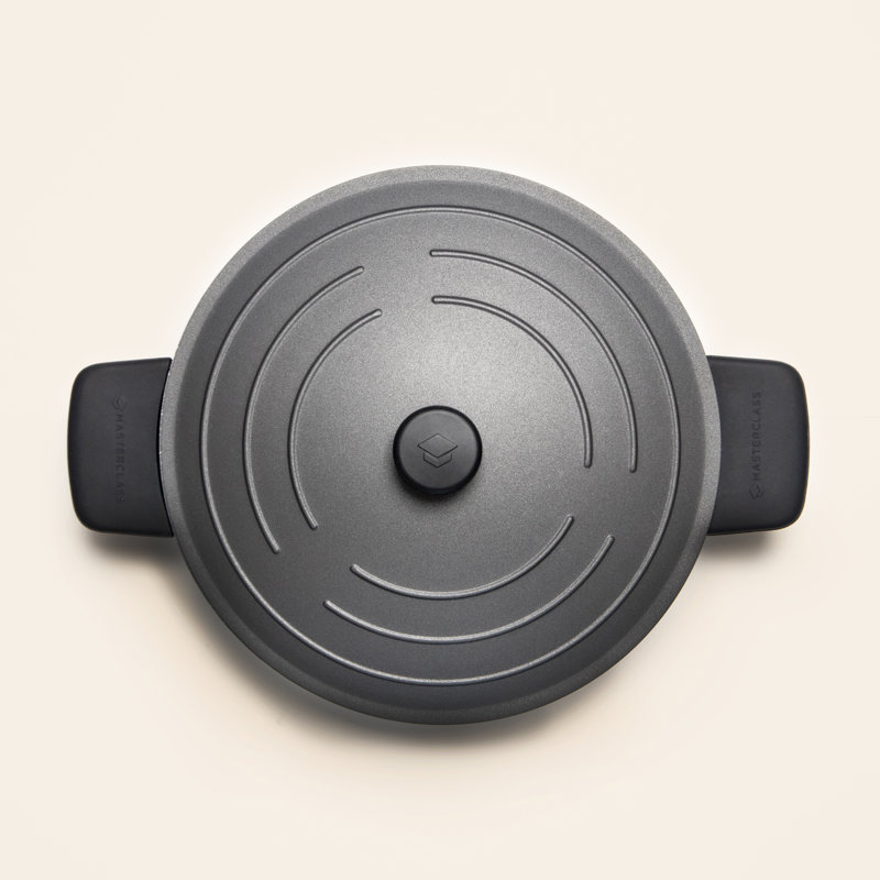 3pc Black Cast Aluminium Casserole Dish Set