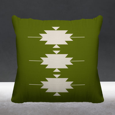 Sike Outdoor Reversible Throw Pillow