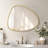 Modern Asymmetrical Aluminum Framed Mirror for Bedroom, Living Room-717478278