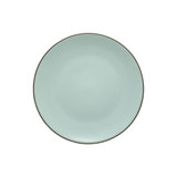 Stacked Organic Handmade Stoneware Dinner Plate