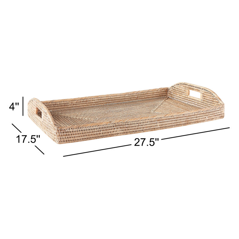 Burma Rattan Decorative Tray