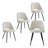 Chaena 5-Piece Oval Dining Table Sets-102506943