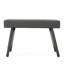 Table Pe, gris, l 24 po x P 16 po, H 15,75 po, structure en fer, sans assemblage pour accents de style Mid-Century gris, 24 po x 16 po x 15,75 po, avec nécessaire