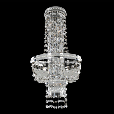 Applique murale Capri 5 LT chrome / transparent Allegri