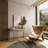 Lina Rectangular Metal Wall Mirror with Marble-1622847877