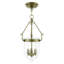 Luminaire suspendu simple urne Husman-16518418-16518421
