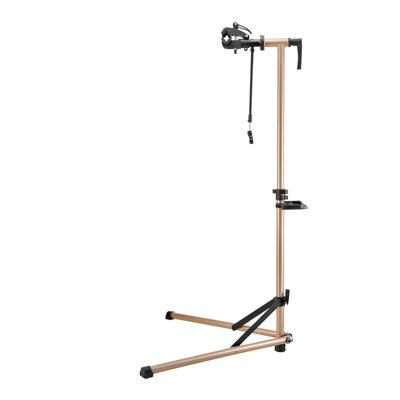 Support de réparation de vélo, support de travail pour vélo robuste de 88 lb avec hauteur réglable de 41,3 à 59,8 po et plateau à outils magnétique, support d'entretien de vélo pliable, atelier de mécanique à domicile pour vélo de montagne et de route