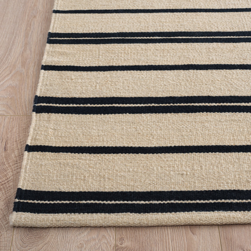 Ralph Lauren Sagaponeck Stripe Wool Striped Rug, Rectangle 6' x 9'