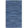 Tapis abstrait en coton bleu lavable à la machine Daline