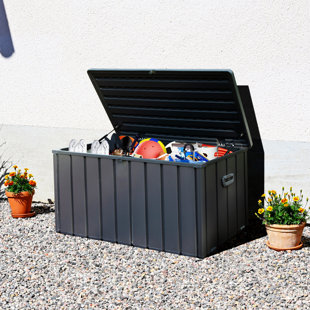 150 Gallon Outdoor Storage Deck Box Waterproof