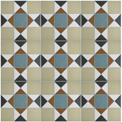Vanity 13" x 13" Porcelain Patterned Wall & Floor Tile