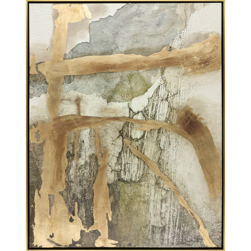 «Metallic Underground I» par Adamson-Ray - impression à cadre flottant