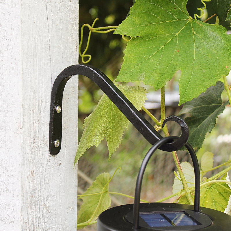 Achla Metal Weather Resistant Bracket Plant Stand, 4" H x 6" W x 0.25" D