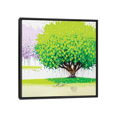 «Peaceful», peinture sur toile