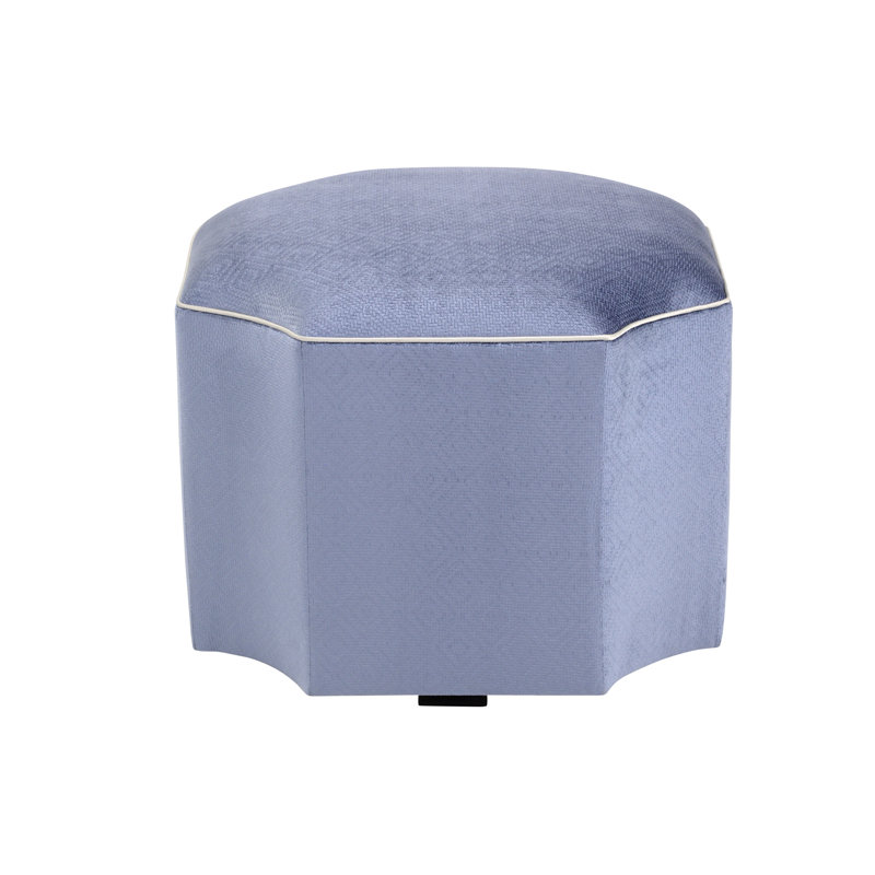 Celtic Novelty Ottoman, Blue