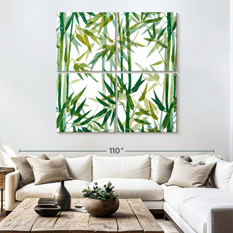 Motif Harnek Bamboo Grove, H 74 po x l 74 po