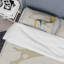Ensemble de housse de couette en microfibre / polyester moutarde jaune Secrets VI-1707791283