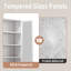 Garde-manger en verre 72 po, blanc-564424674-564424687