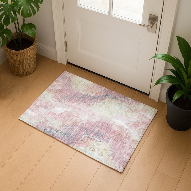 Premium Machine Washable Verlin AMF1785 Abstract Rug, Rectangle 1'8" x 2'6"