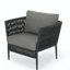 Accessoire de salon élégant, fauteuil délicat