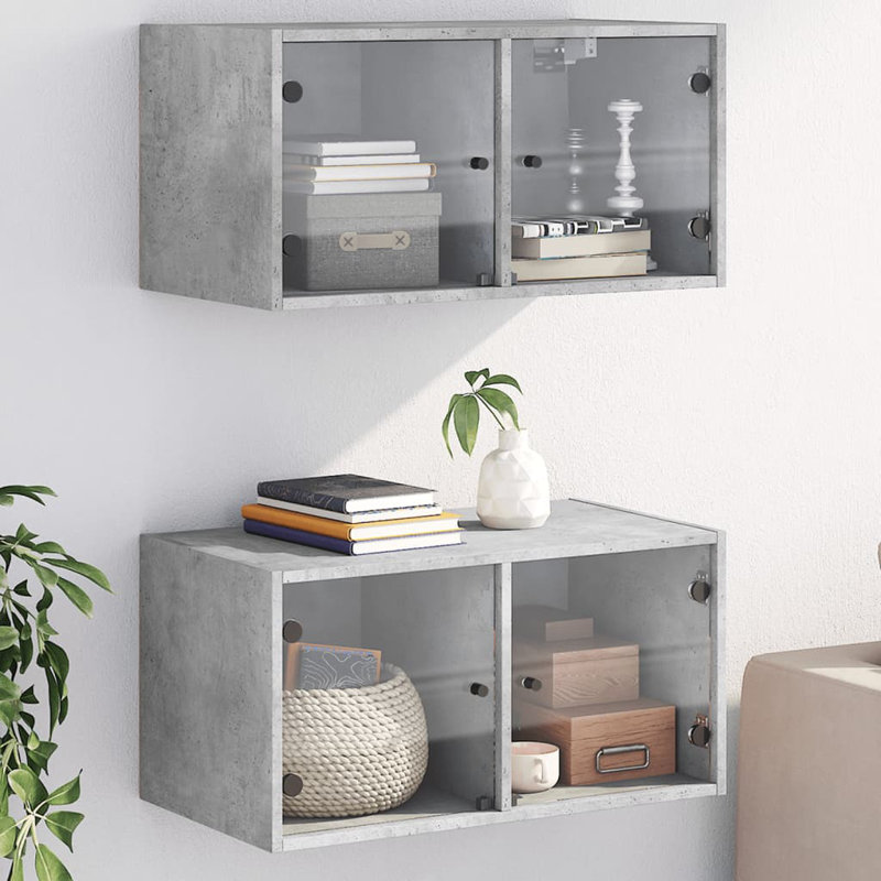 Mataya Standard Accent Cabinet, Concrete Grey