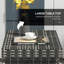 Foldable 60*41*41 cm Rattan 1 Piece Coffee Table Light Grey Rattan Woven Top